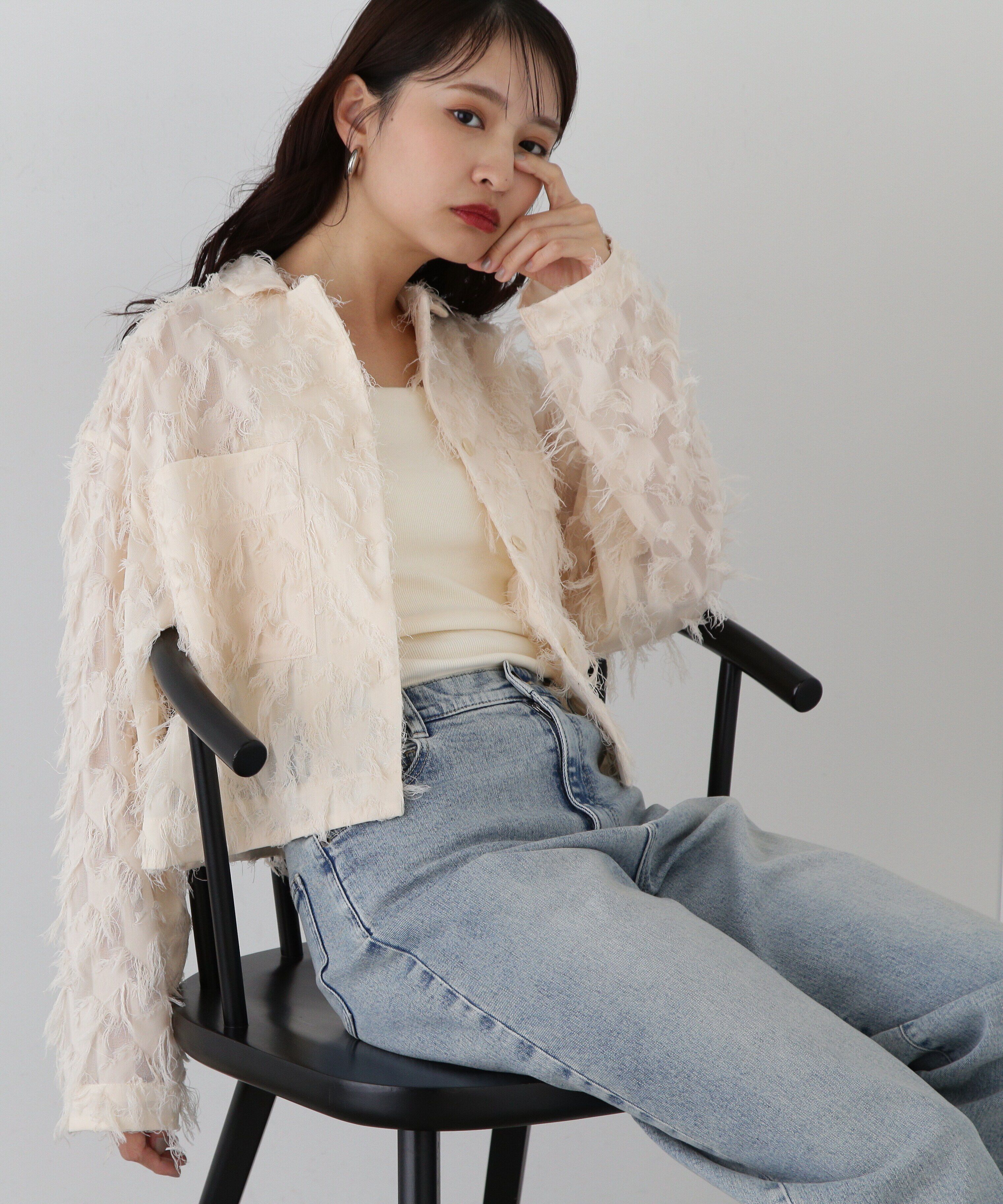  「フリンジカイキンシャツ」|シャツ・ブラウス|