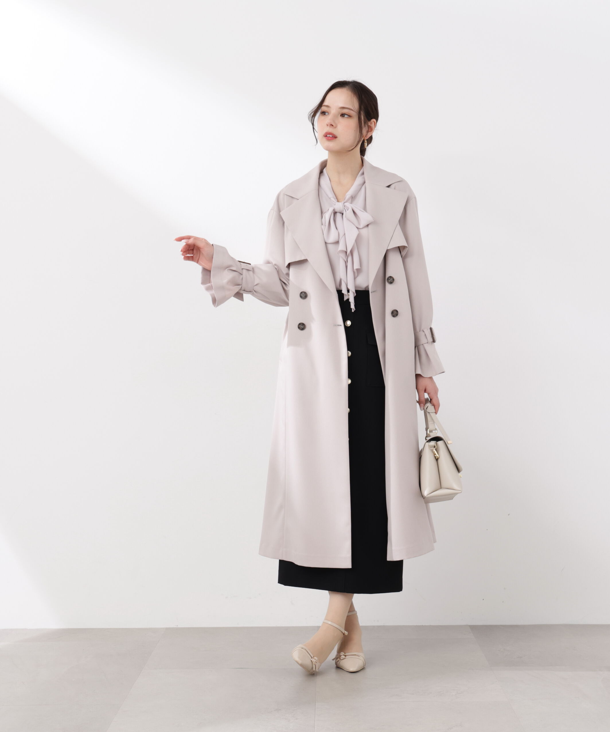 PROPORTION BODY DRESSING「＜防シワ/花粉リリース＞ベーシックトレンチコート」|その他|