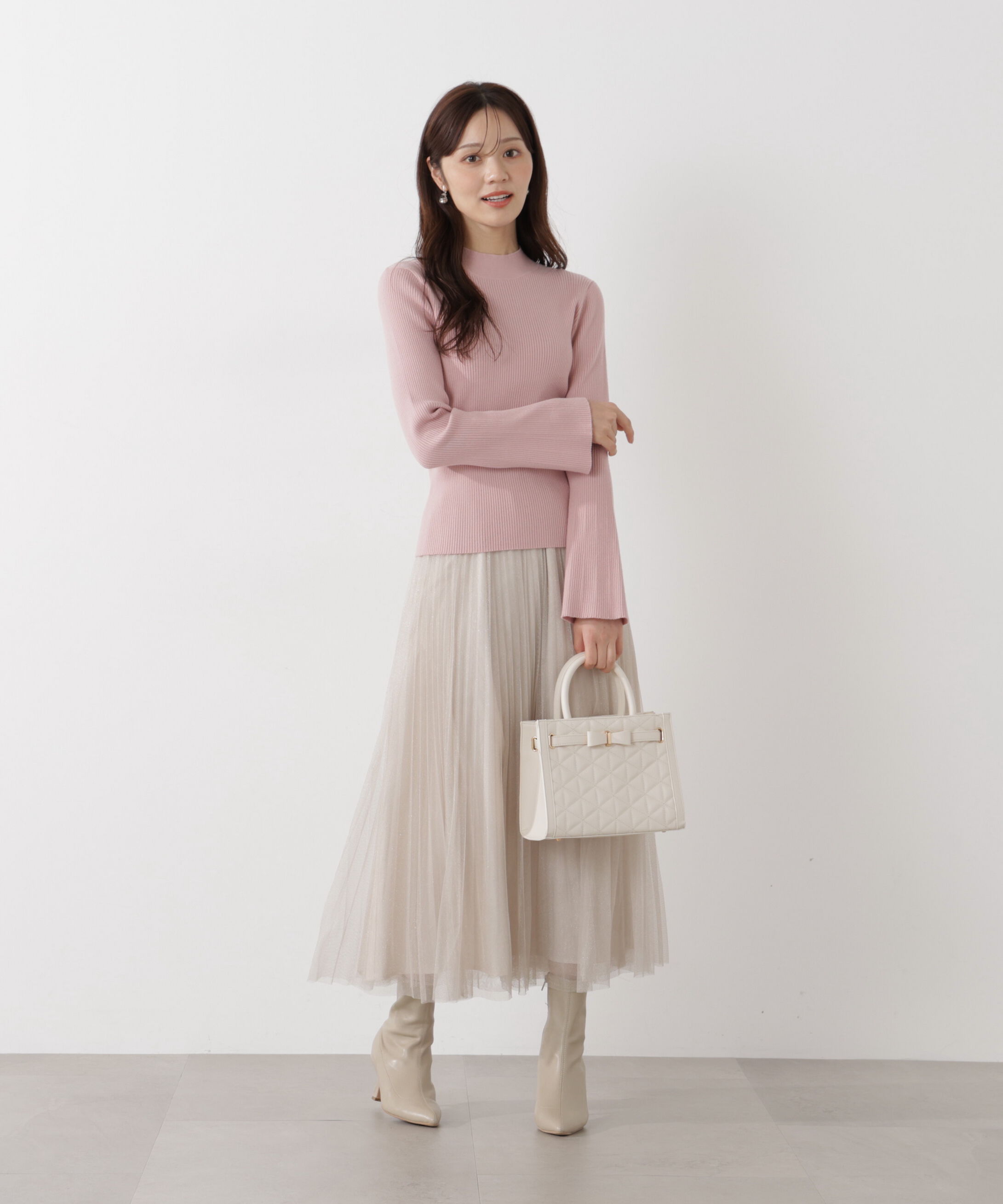 PROPORTION BODY DRESSING「《EDIT COLOGNE》ラメプリーツスカート」|スカート|