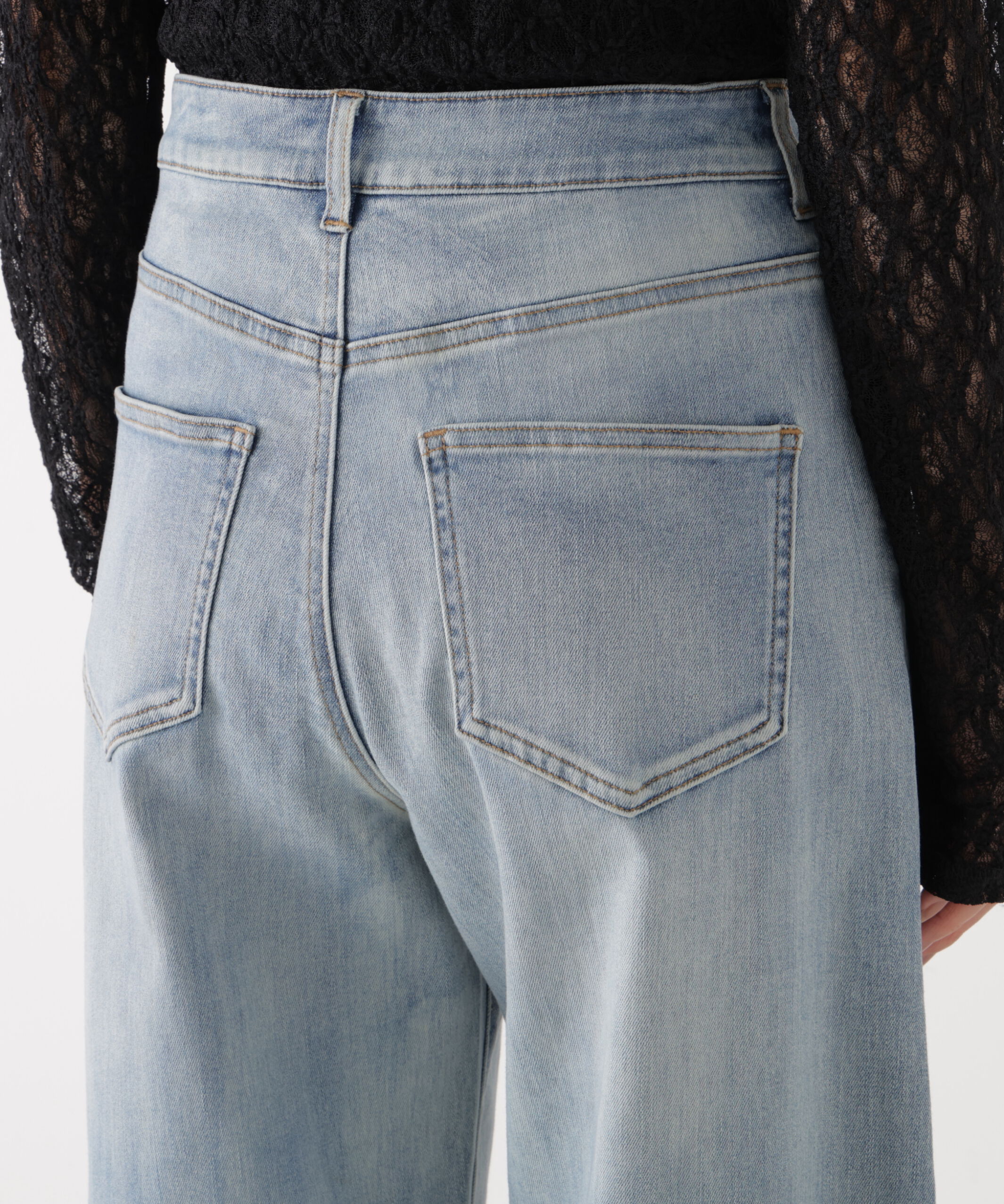 PROPORTION BODY DRESSING「〈a/mie〉カーブデニムパンツ　26SS」|その他|