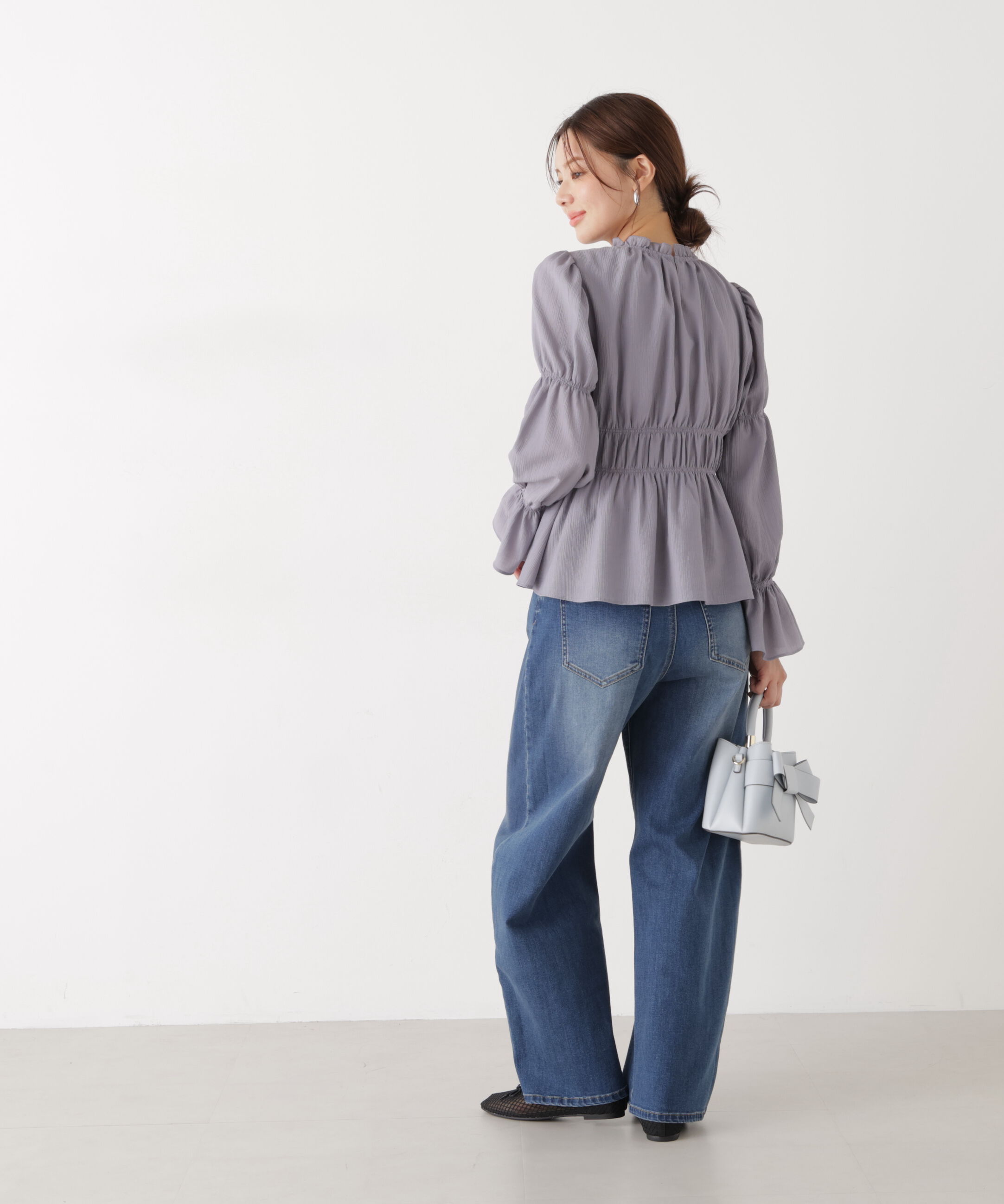 PROPORTION BODY DRESSING「〈a/mie〉カーブデニムパンツ　26SS」|その他|