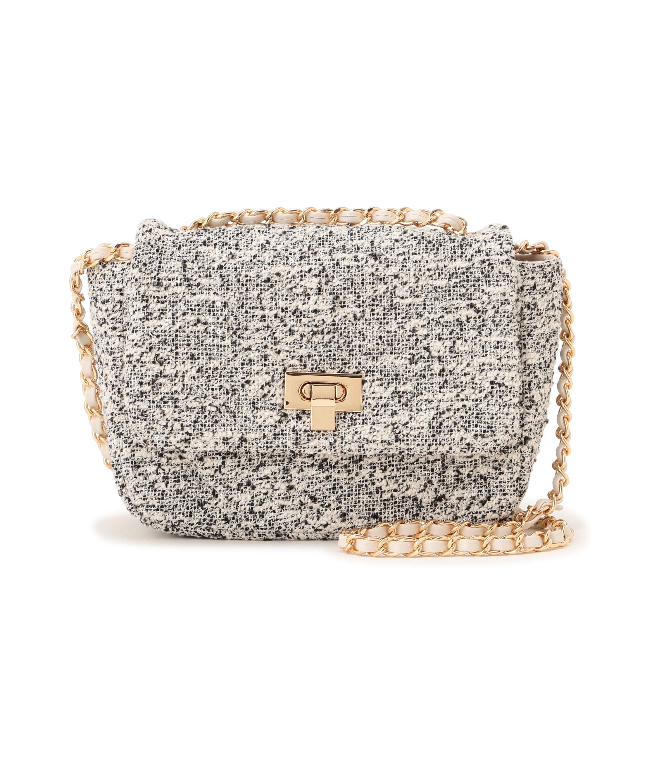 PROPORTION BODY DRESSING「ツイードミニショルダーバッグ」|その他|ブラック