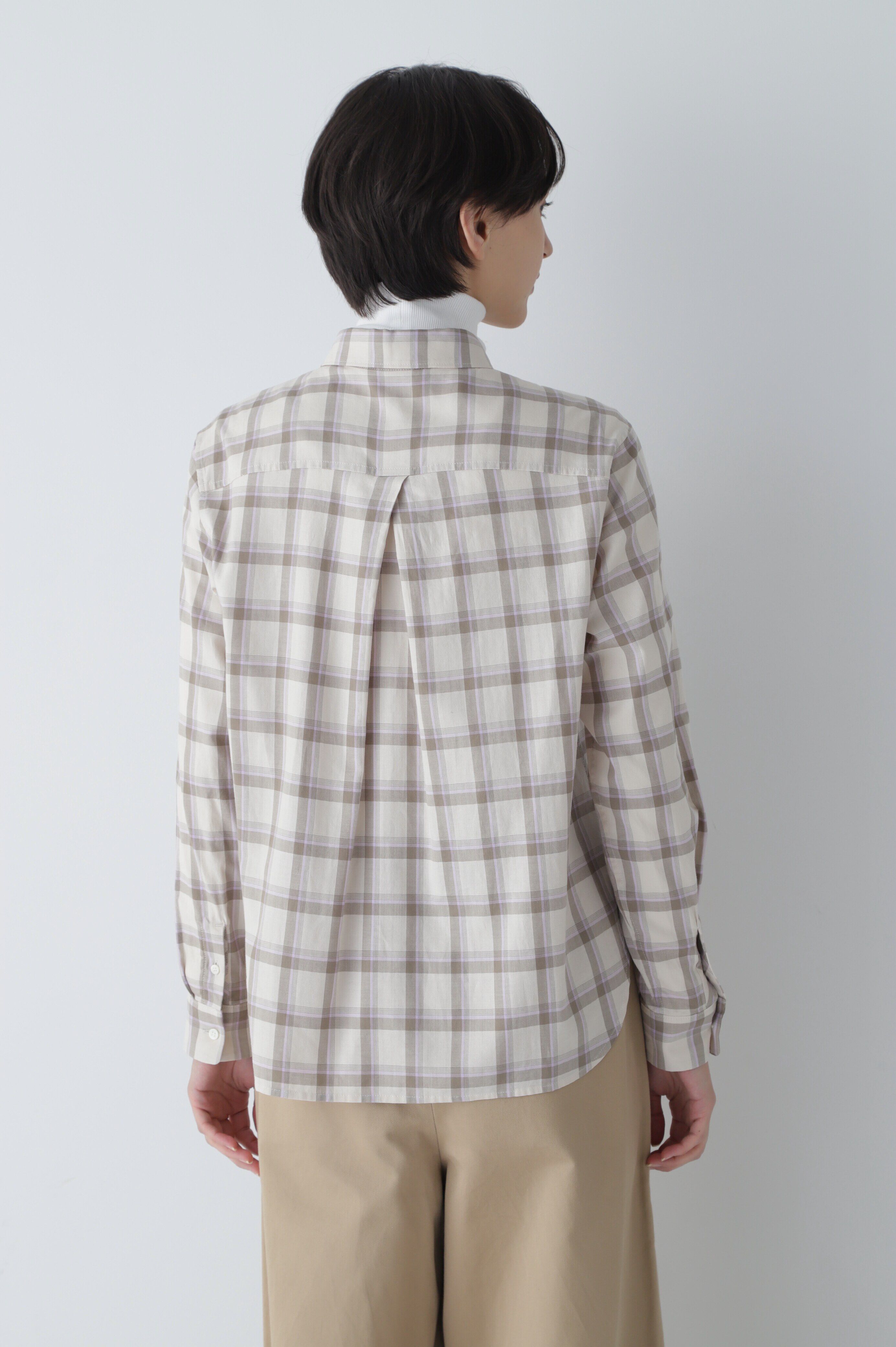  「◆ヘリンボーンチェックシャツ」|シャツ・ブラウス|