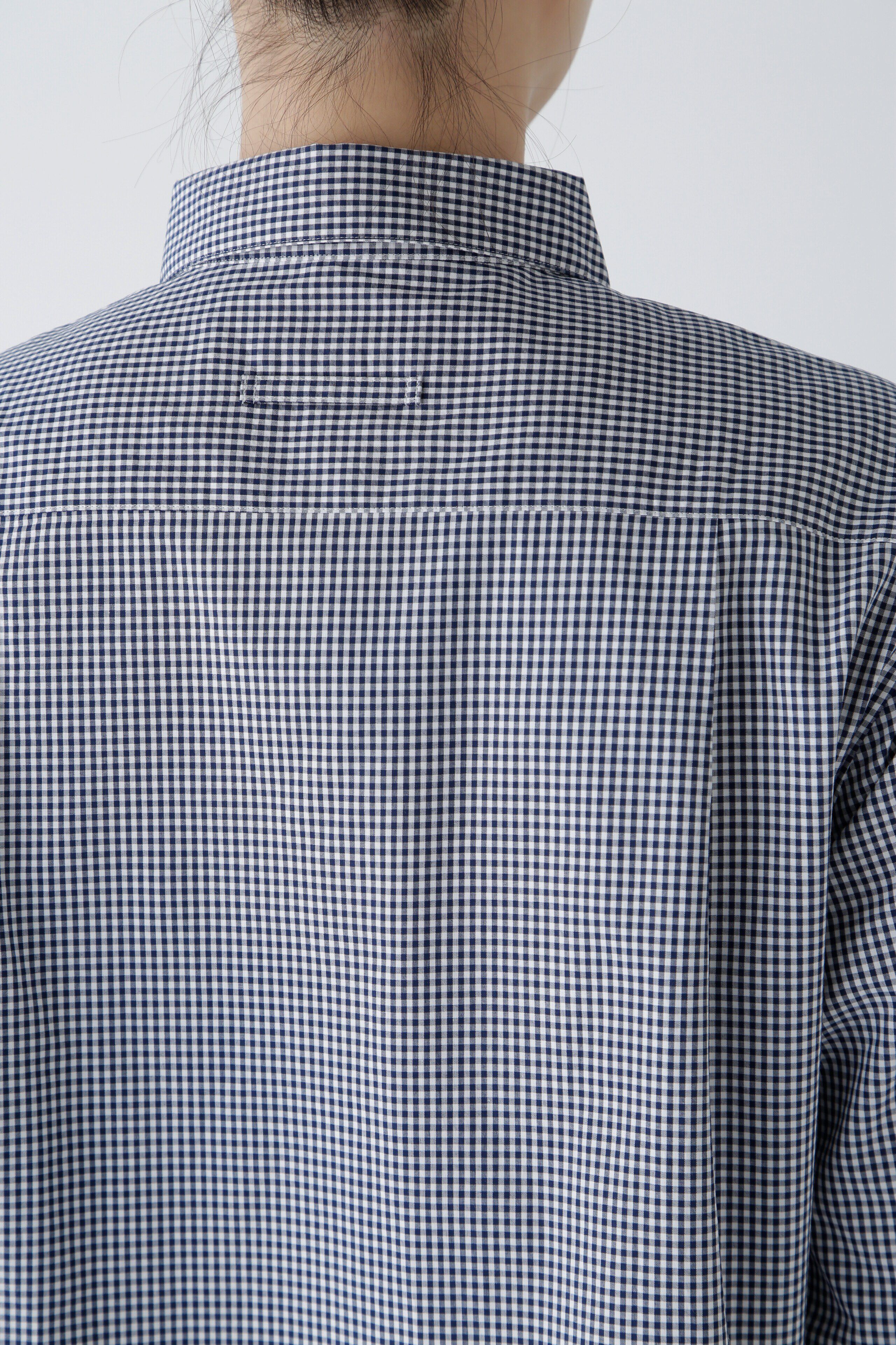  「ベーシックカラーギンガムシャツ」|シャツ・ブラウス|