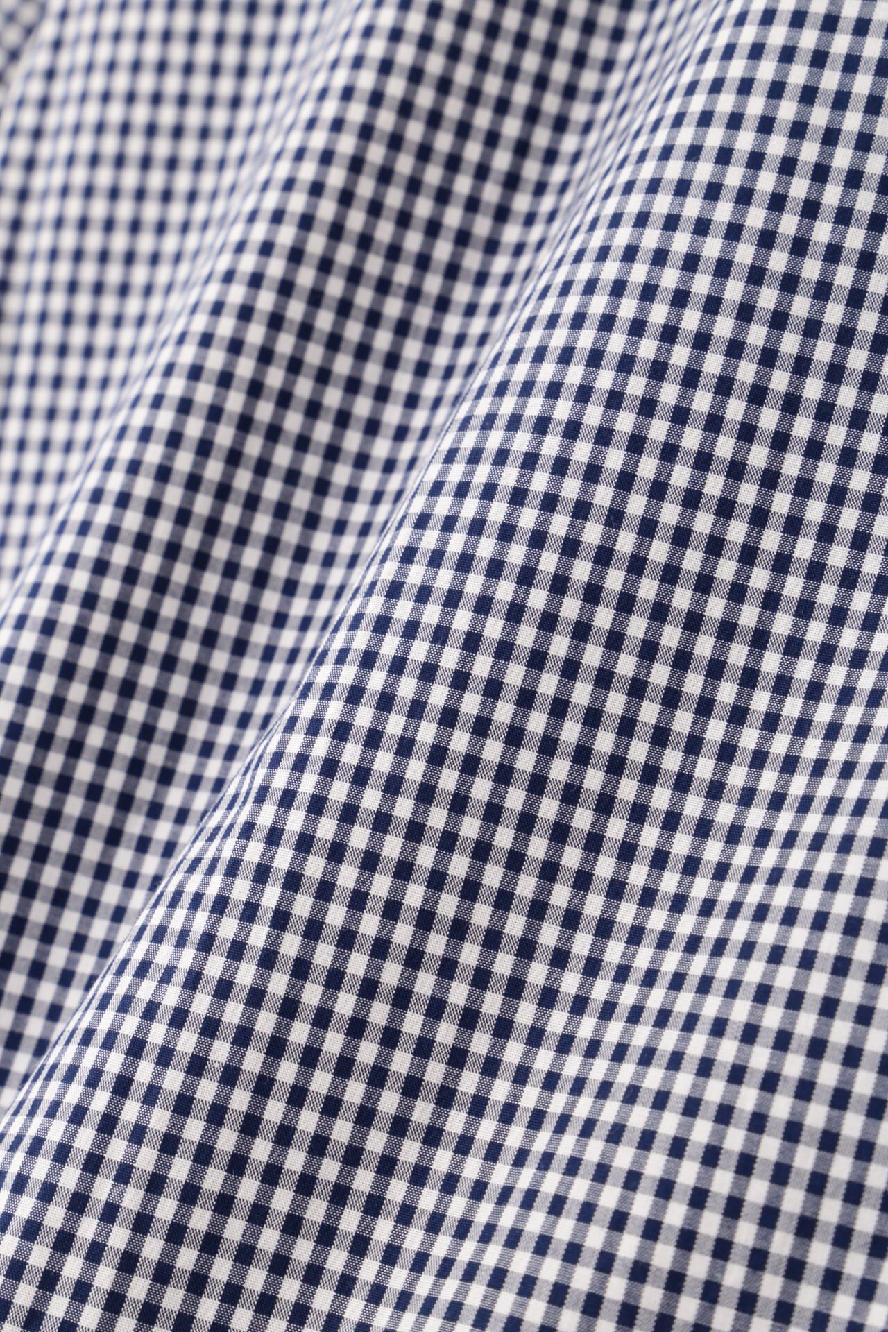  「ベーシックカラーギンガムシャツ」|シャツ・ブラウス|