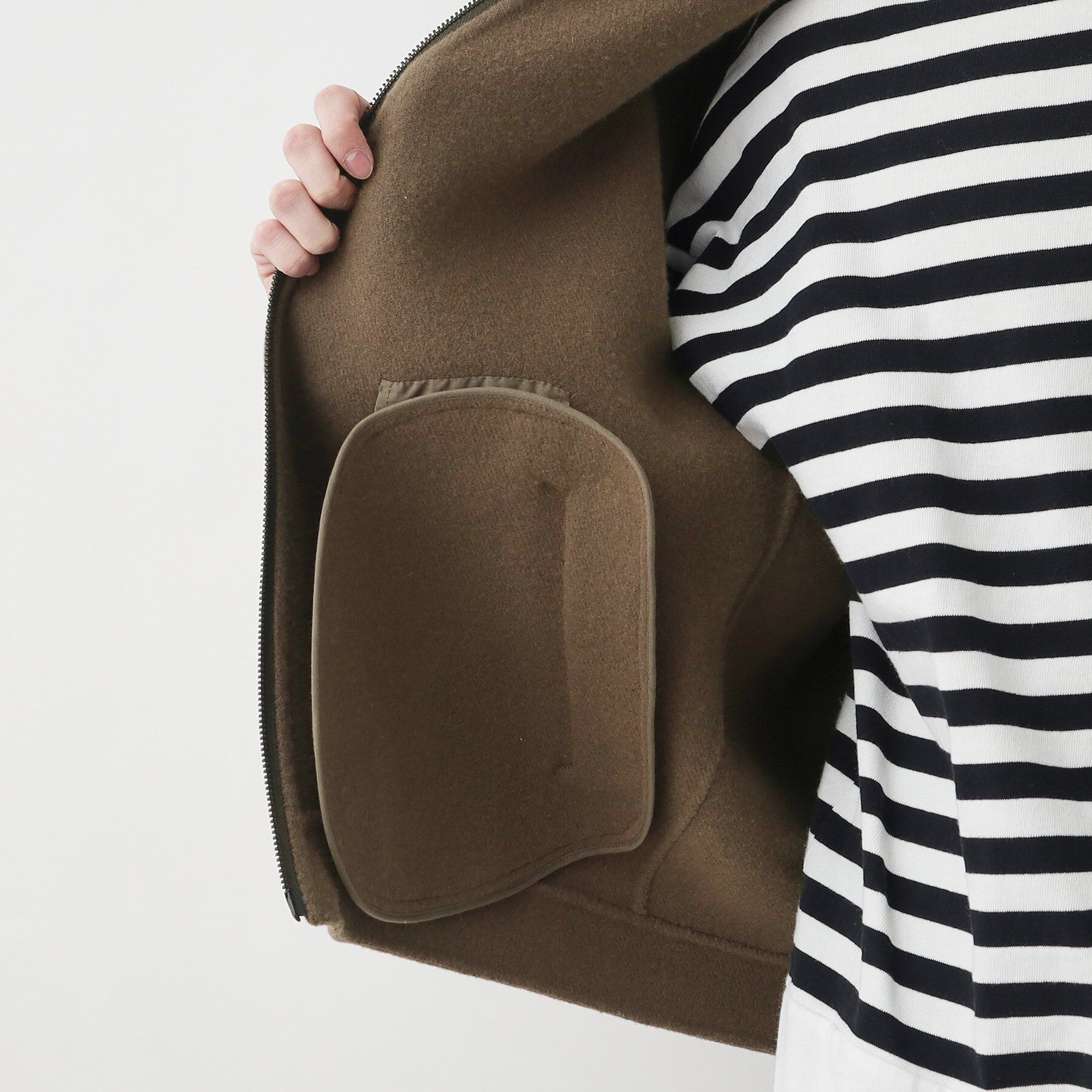 Dessin「【洗える】メルトンジャケット」|ステンカラーコート|