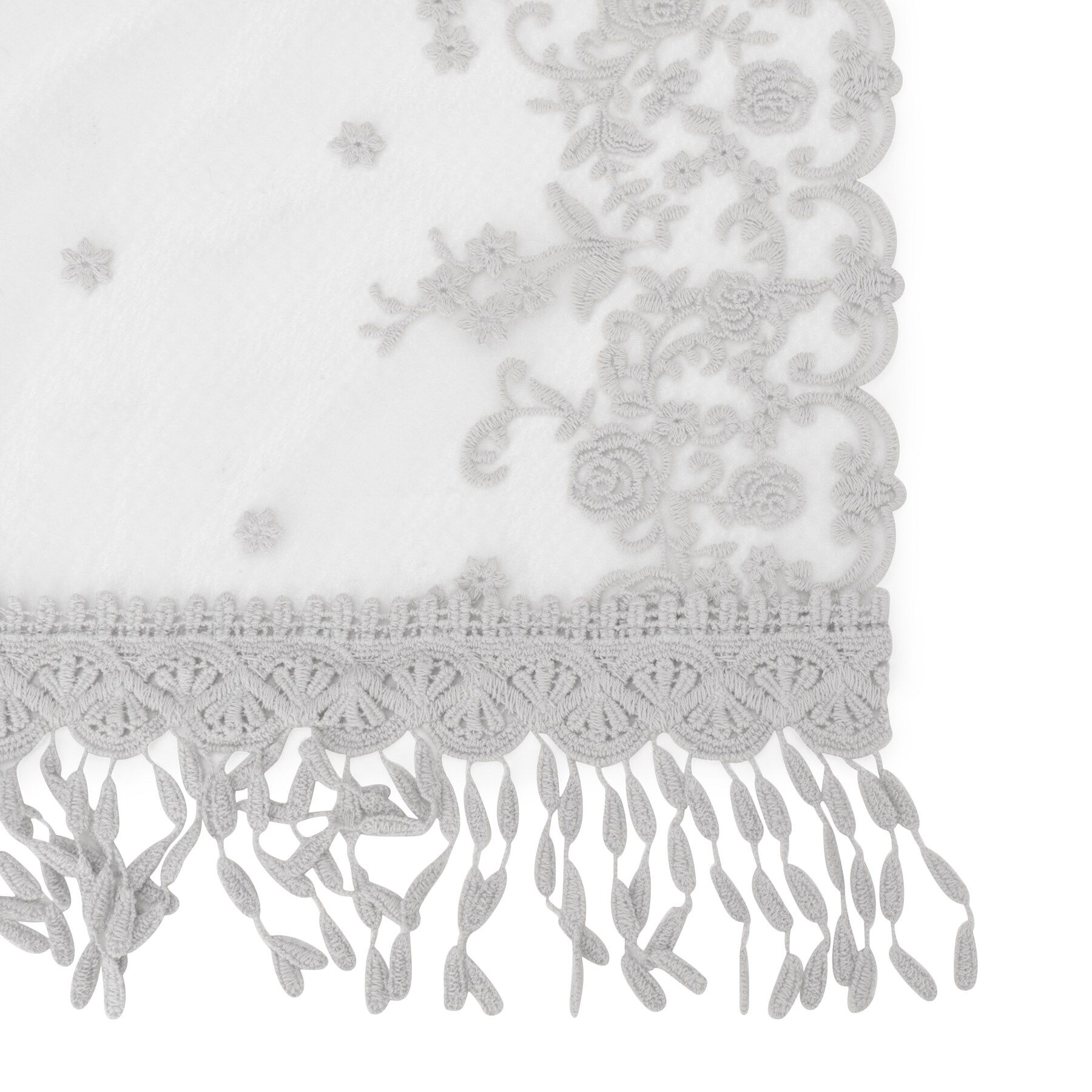 ITS&rsquo;DEMO「【手洗い可】ローズフラワーレースストール」|ストール|