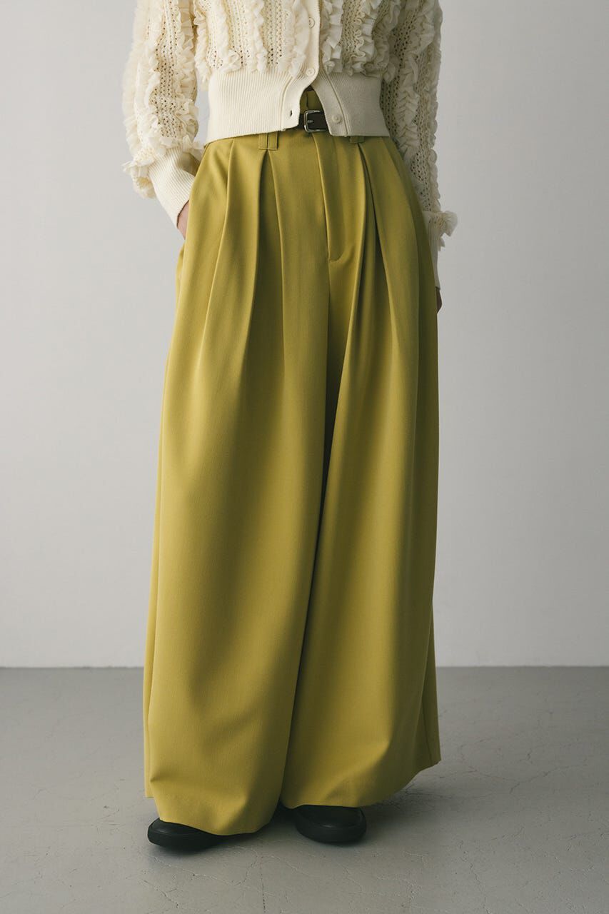STYLEMIXER「ハイウエストタックワイドパンツ」|その他|