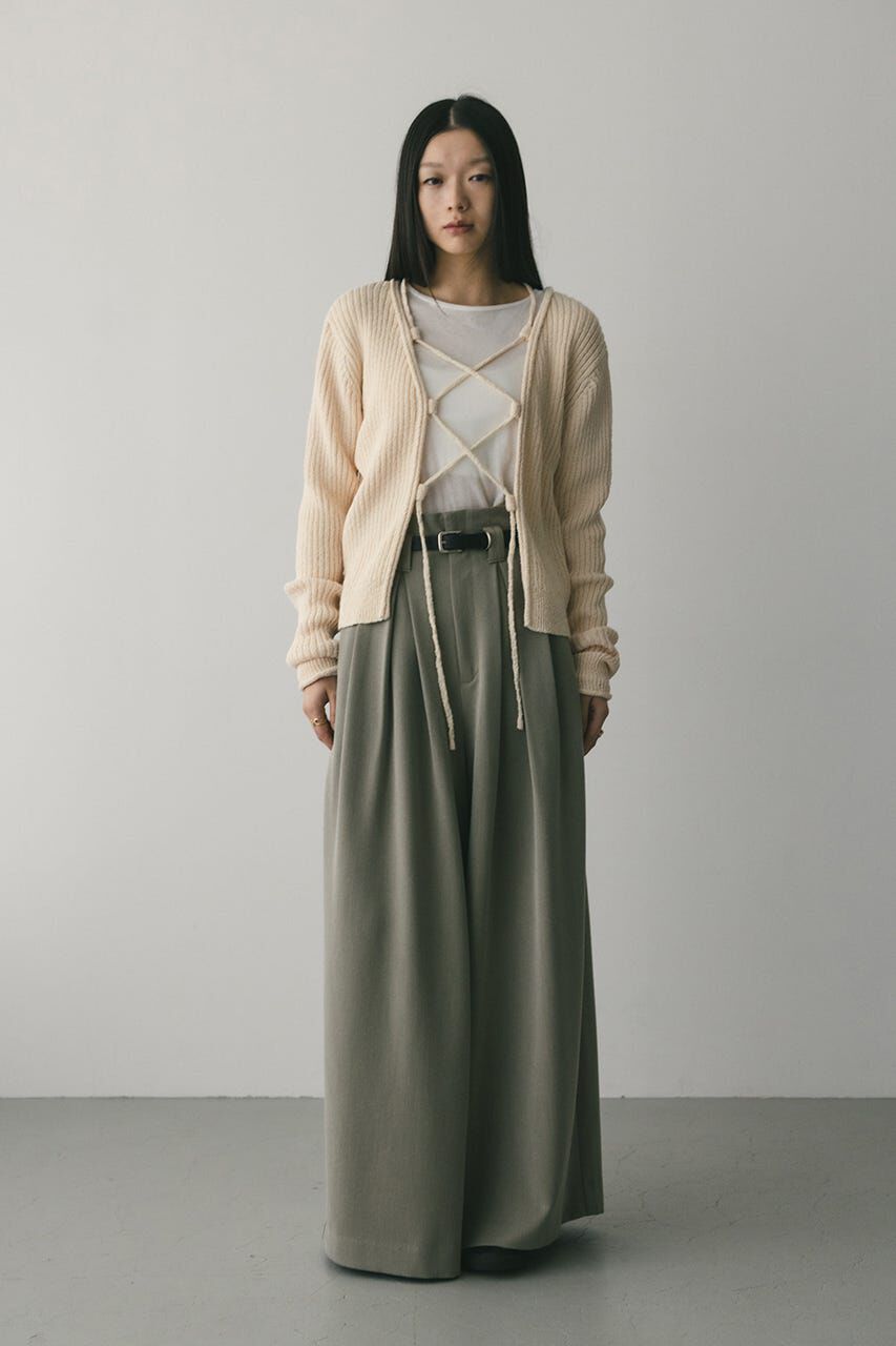 STYLEMIXER「ハイウエストタックワイドパンツ」|その他|