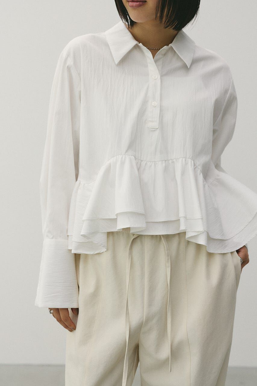 STYLEMIXER「ヘムフリルシャツ」|シャツ・ブラウス|