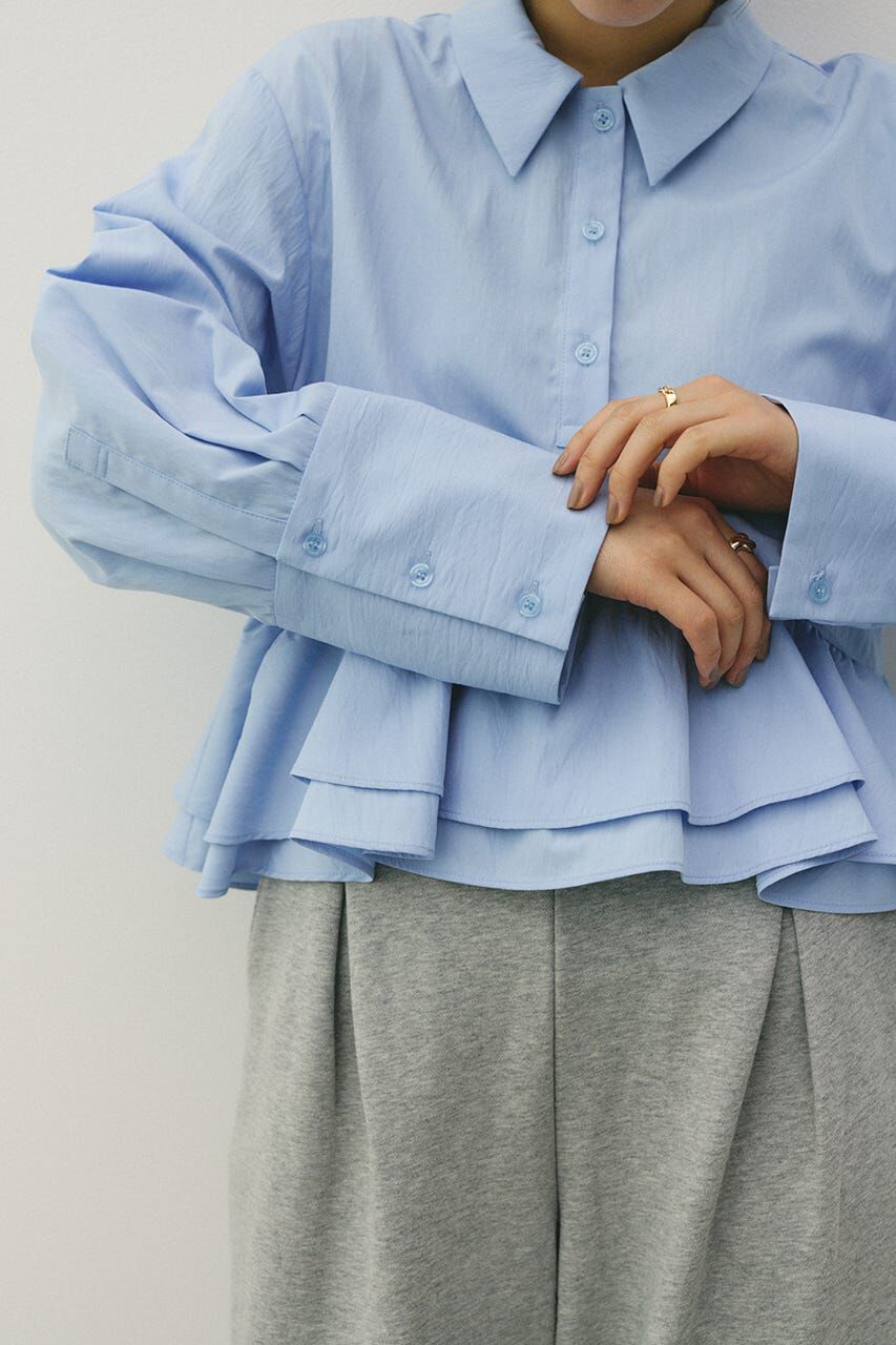 STYLEMIXER「ヘムフリルシャツ」|シャツ・ブラウス|