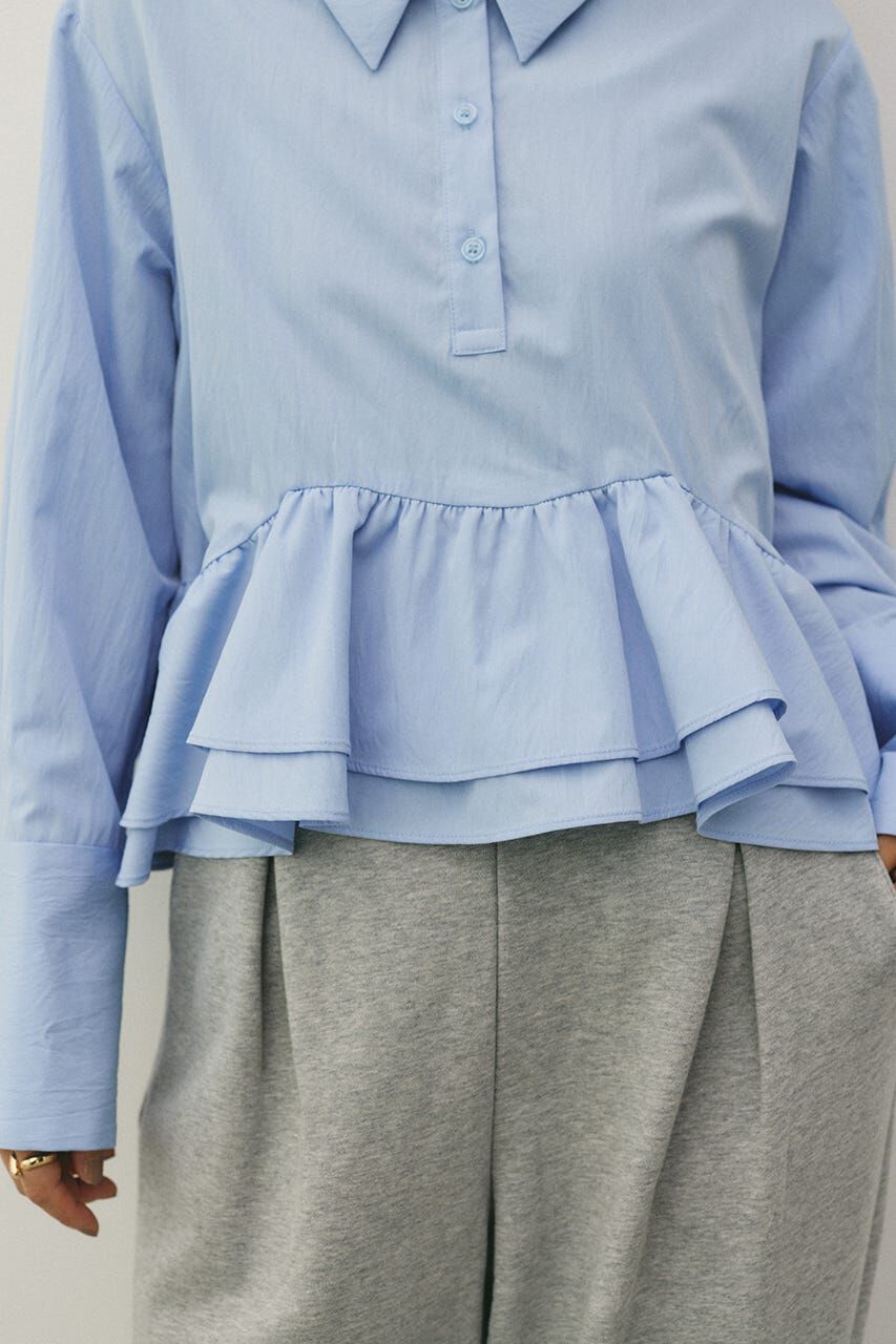 STYLEMIXER「ヘムフリルシャツ」|シャツ・ブラウス|