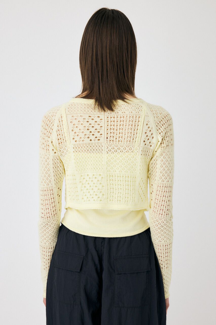 MOUSSY「OPENWORK KNIT アンサンブル」|ニット・セーター|