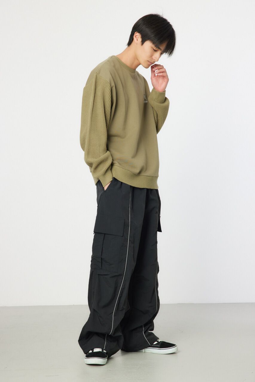 RODEO CROWNS「メンズドッキングロゴニットトップス」|ニット・セーター|