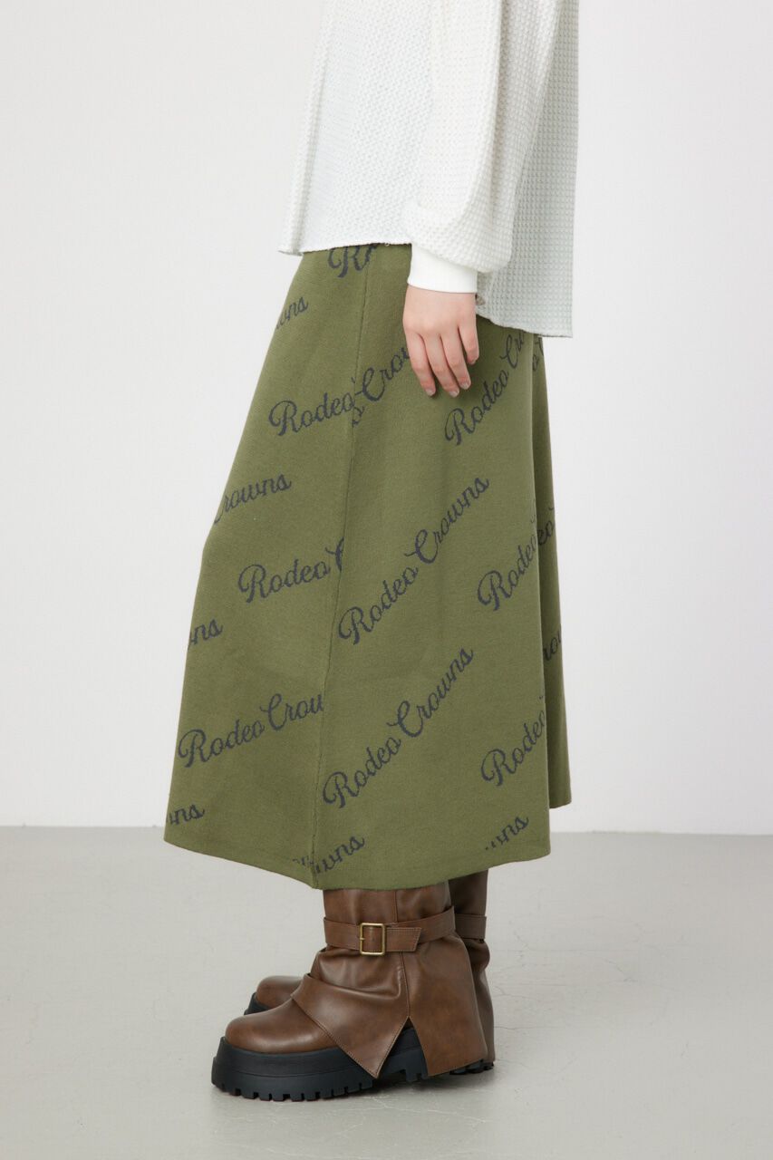 RODEO CROWNS「ロゴニットフレアスカート」|スカート|