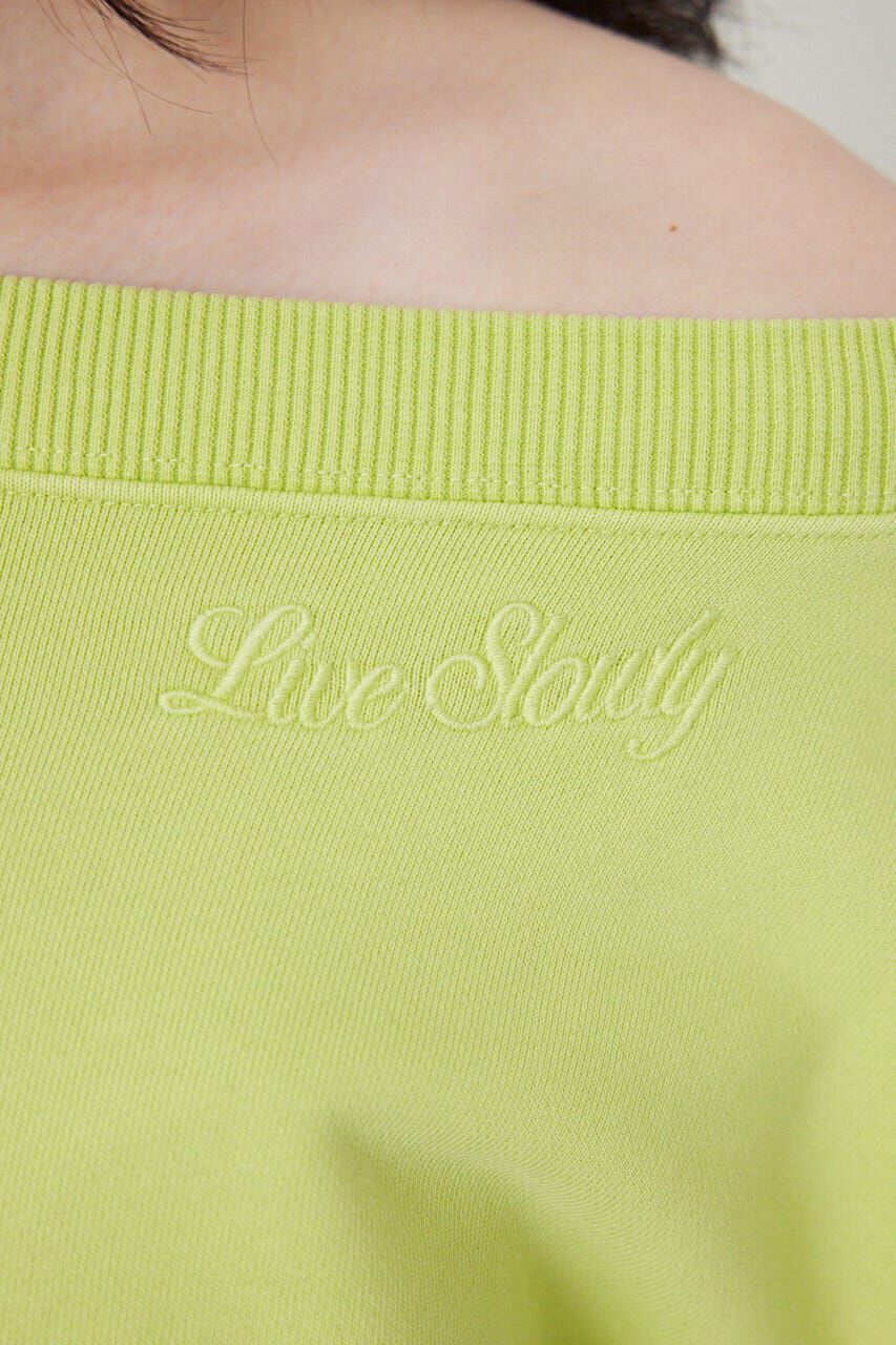 RODEO CROWNS「オフショルダースウェットトップス」|パーカー|