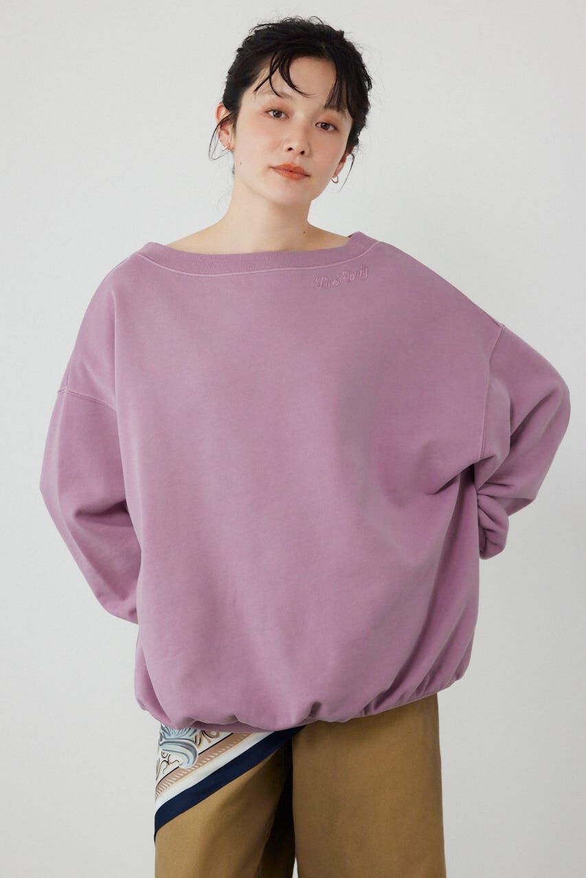 RODEO CROWNS「オフショルダースウェットトップス」|パーカー|