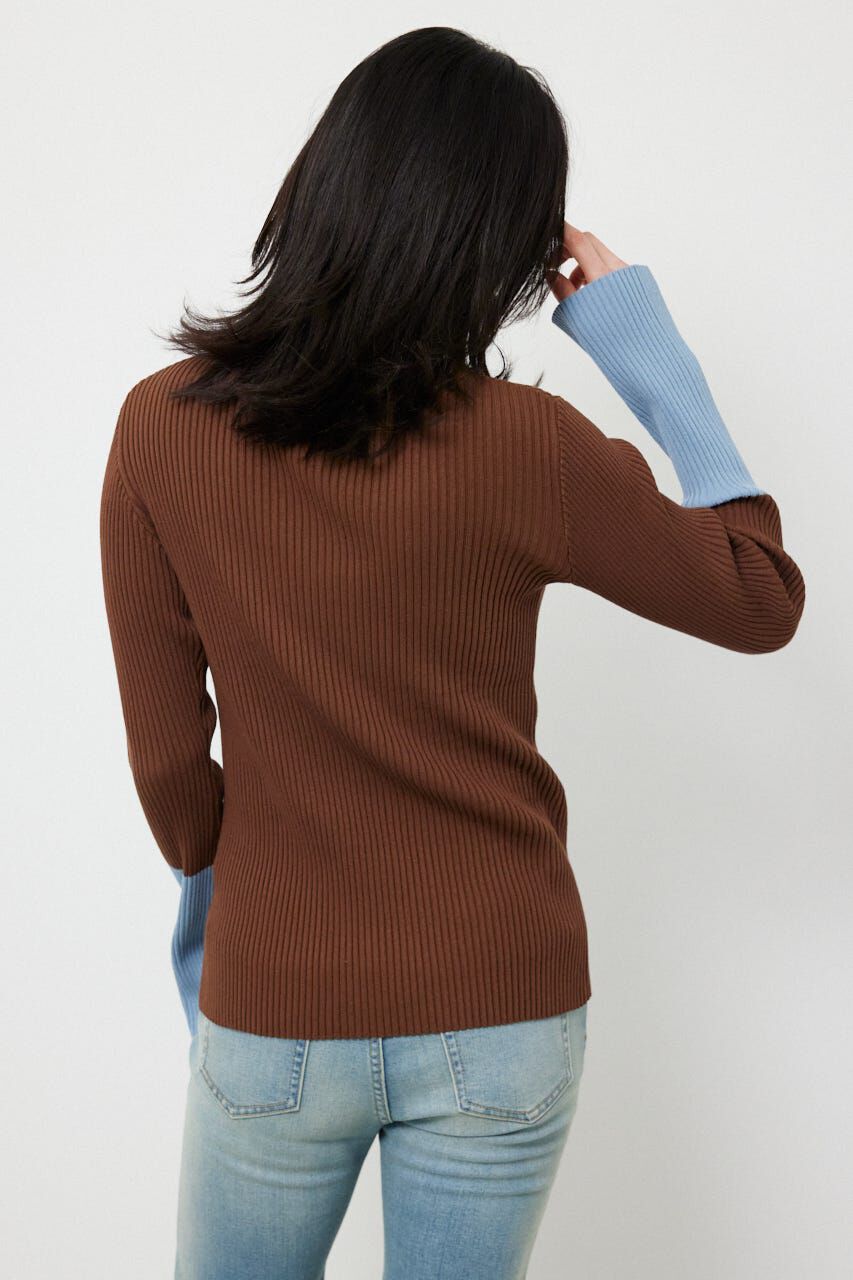 RODEO CROWNS「スリーブカラーニットトップス」|ニット・セーター|