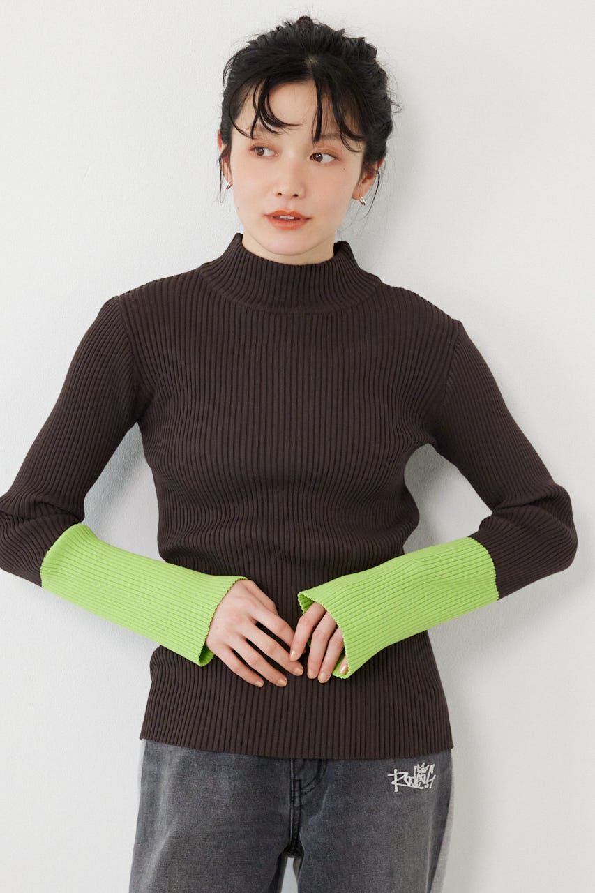 RODEO CROWNS「スリーブカラーニットトップス」|ニット・セーター|