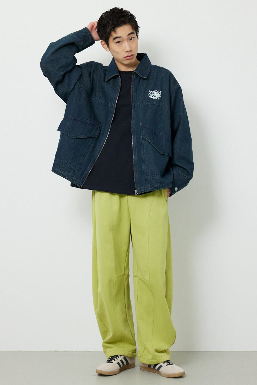 RODEO CROWNS「エンボスロゴデニムジャケット」|デニムジャケット|