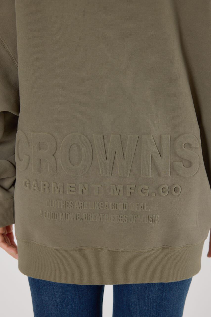 RODEO CROWNS「エンボスBIG ZIPパーカー」|Tシャツ・カットソー|