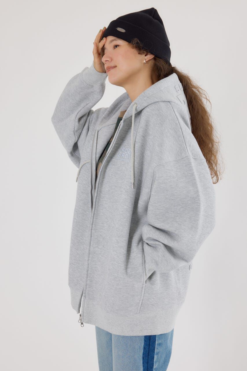 RODEO CROWNS「エンボスBIG ZIPパーカー」|Tシャツ・カットソー|