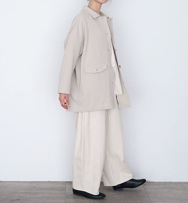 休日と詩「Tomorrow's Clouds」|ステンカラーコート|