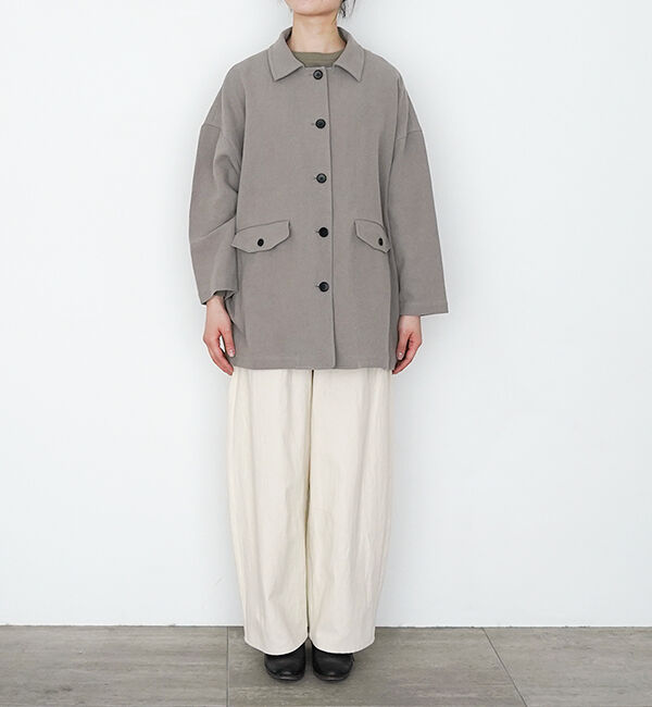 休日と詩「Tomorrow's Clouds」|ステンカラーコート|