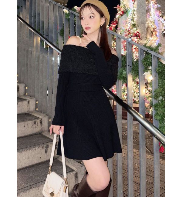 RESEXXY「ストラップミニニットワンピース」|ワンピース|