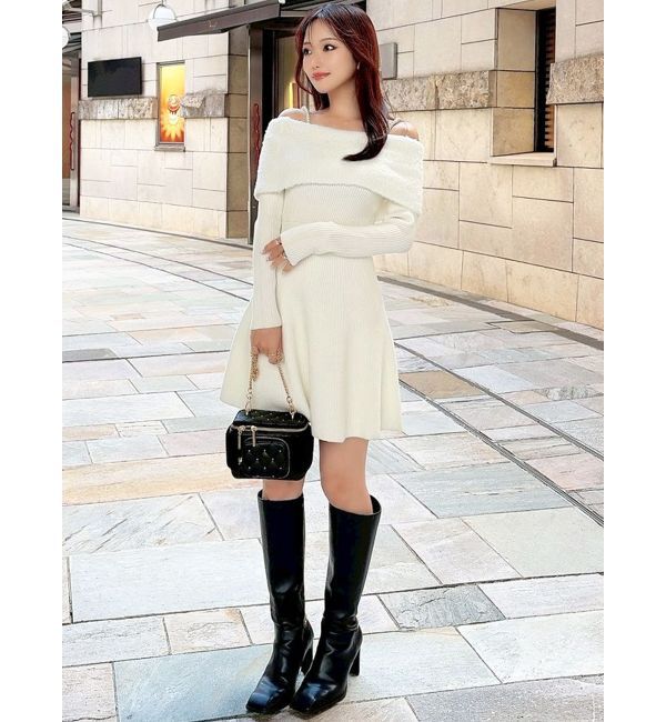 RESEXXY「ストラップミニニットワンピース」|ワンピース|