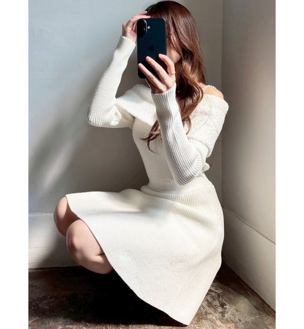 RESEXXY「ストラップミニニットワンピース」|ワンピース|