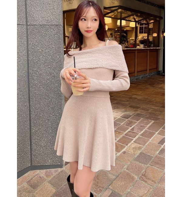 RESEXXY「ストラップミニニットワンピース」|ワンピース|