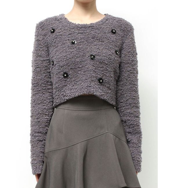 RESEXXY「シャツドッキングニットトップス」|ニット・セーター|