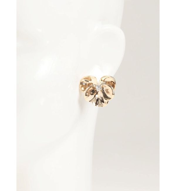 RESEXXY「ストーンポイントフラワーピアス」|ピアス|