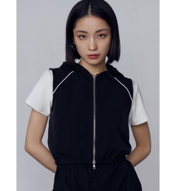 EMODA「ショートボックスフーディタンクトップ」|タンクトップ|