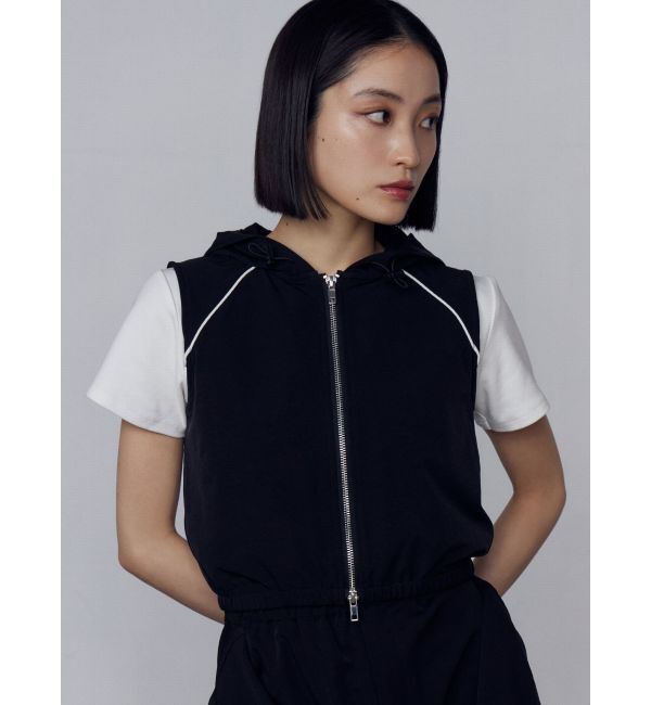 EMODA「ショートボックスフーディタンクトップ」|タンクトップ|