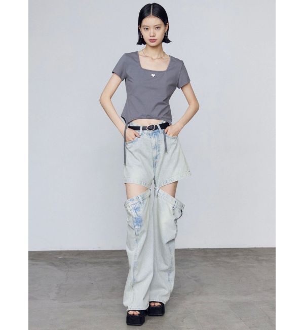 EMODA「カーブヒールラインサンダル」|サンダル|