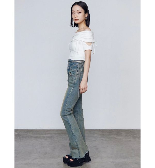 EMODA「カーブヒールラインサンダル」|サンダル|