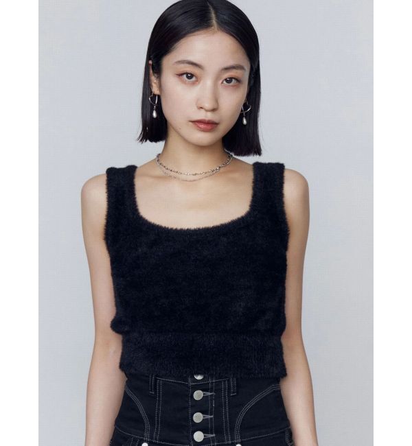 EMODA「リボンチャームシャギーツインニット」|ニット・セーター|