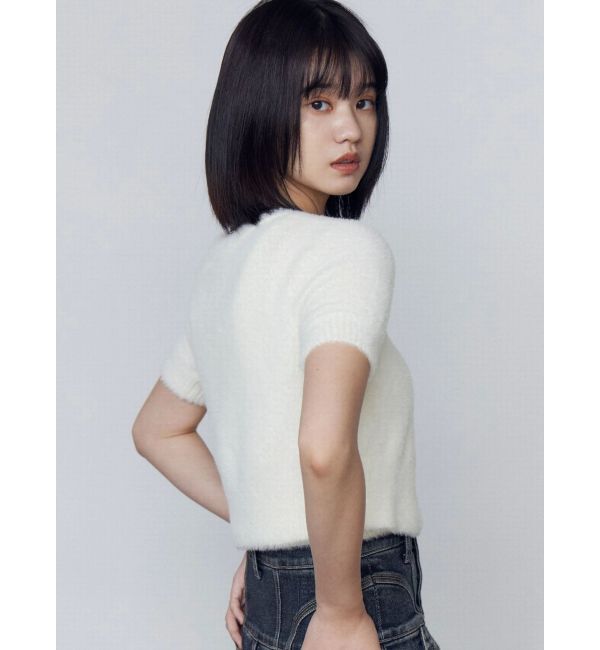 EMODA「リボンチャームシャギーツインニット」|ニット・セーター|