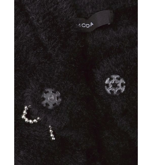 EMODA「リボンチャームシャギーツインニット」|ニット・セーター|