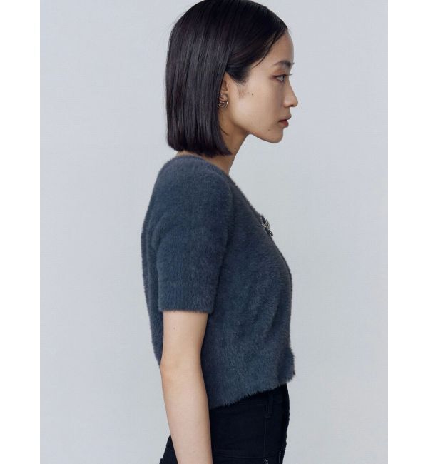 EMODA「リボンチャームシャギーツインニット」|ニット・セーター|