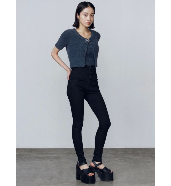 EMODA「リボンチャームシャギーツインニット」|ニット・セーター|