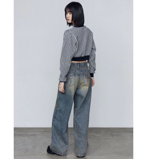 EMODA「ハウンズトゥースツインニット」|ニット・セーター|