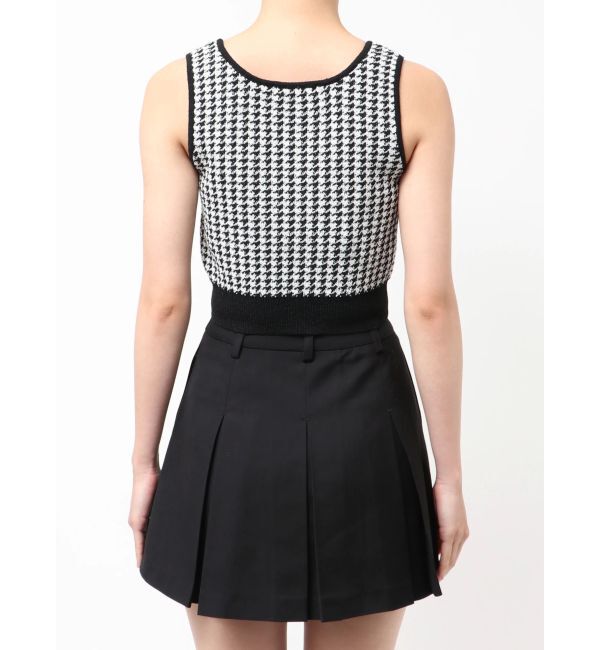 EMODA「ハウンズトゥースツインニット」|ニット・セーター|