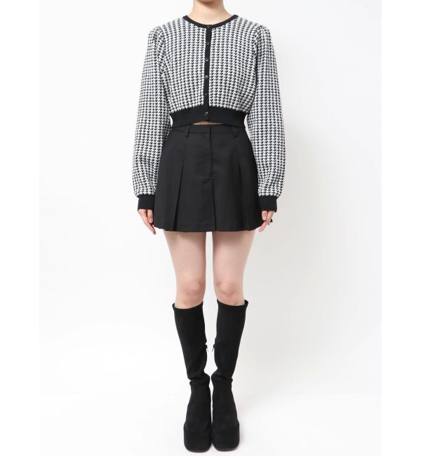 EMODA「ハウンズトゥースツインニット」|ニット・セーター|