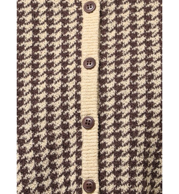 EMODA「ハウンズトゥースツインニット」|ニット・セーター|