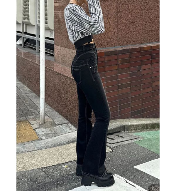 EMODA「ハウンズトゥースツインニット」|ニット・セーター|