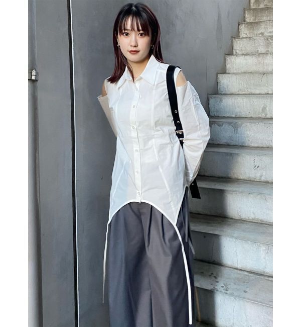 MURUA「ターンバック2wayシャツ」|シャツ・ブラウス|