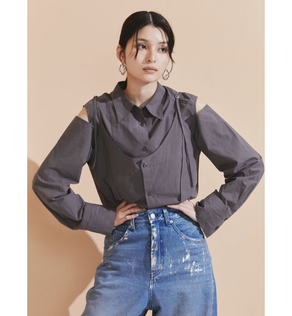 MURUA「ターンバック2wayシャツ」|シャツ・ブラウス|